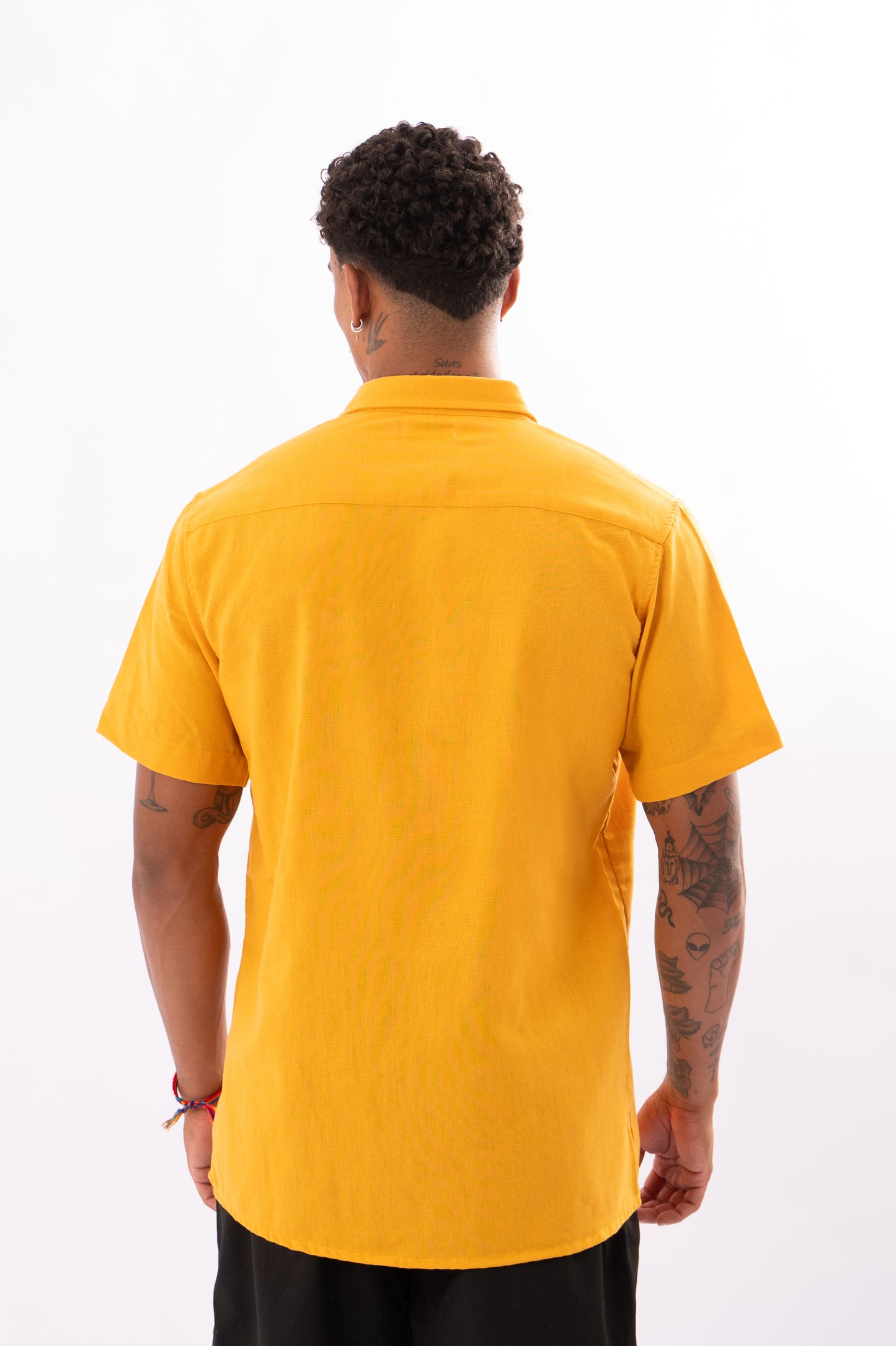 Camisa Social Mountain Amarelo