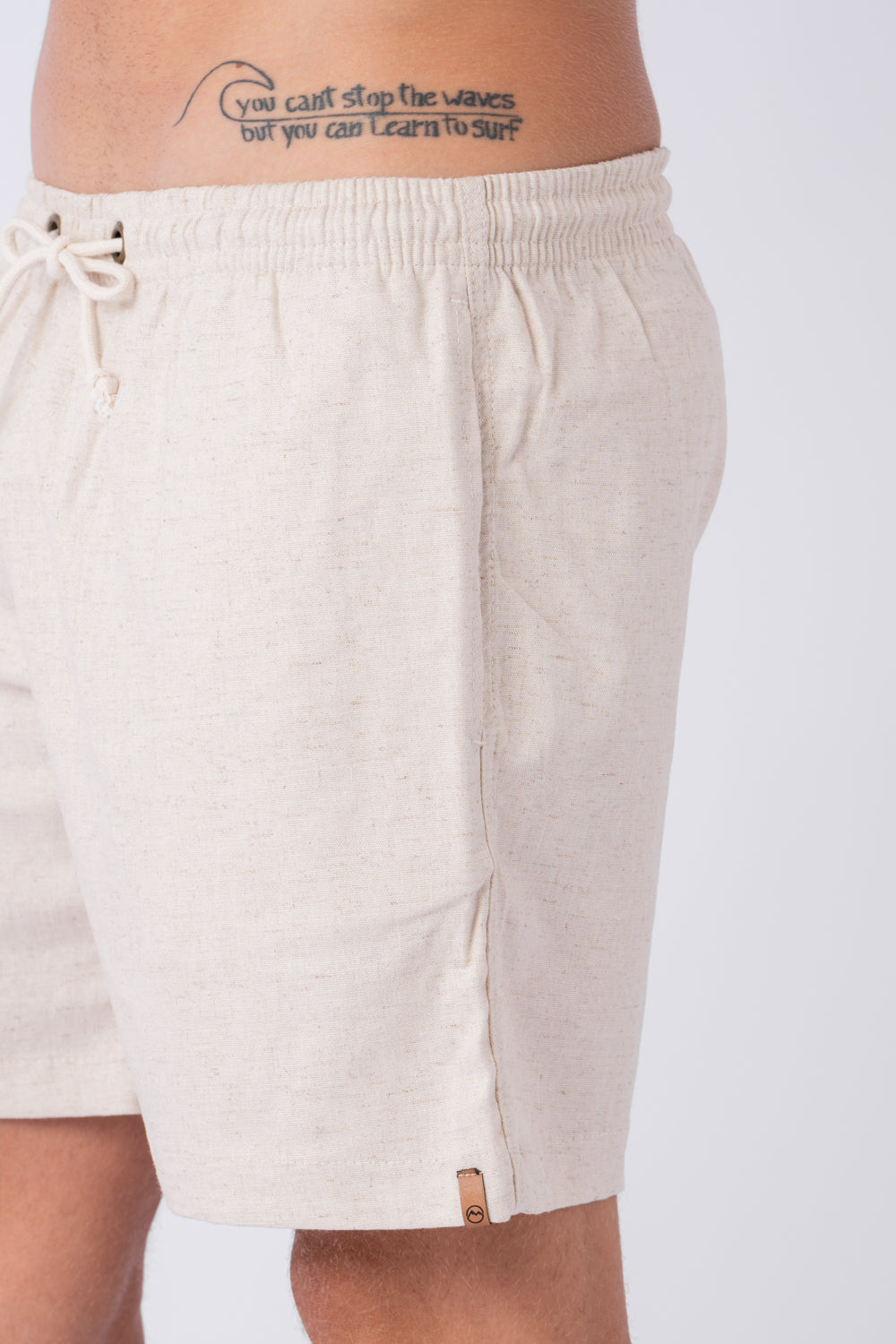 Short Linho Off