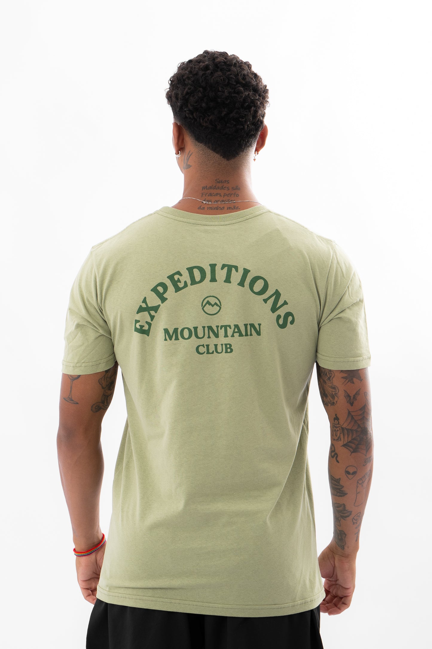 T-shirt Malha Premium Mountain Oliva EXPD