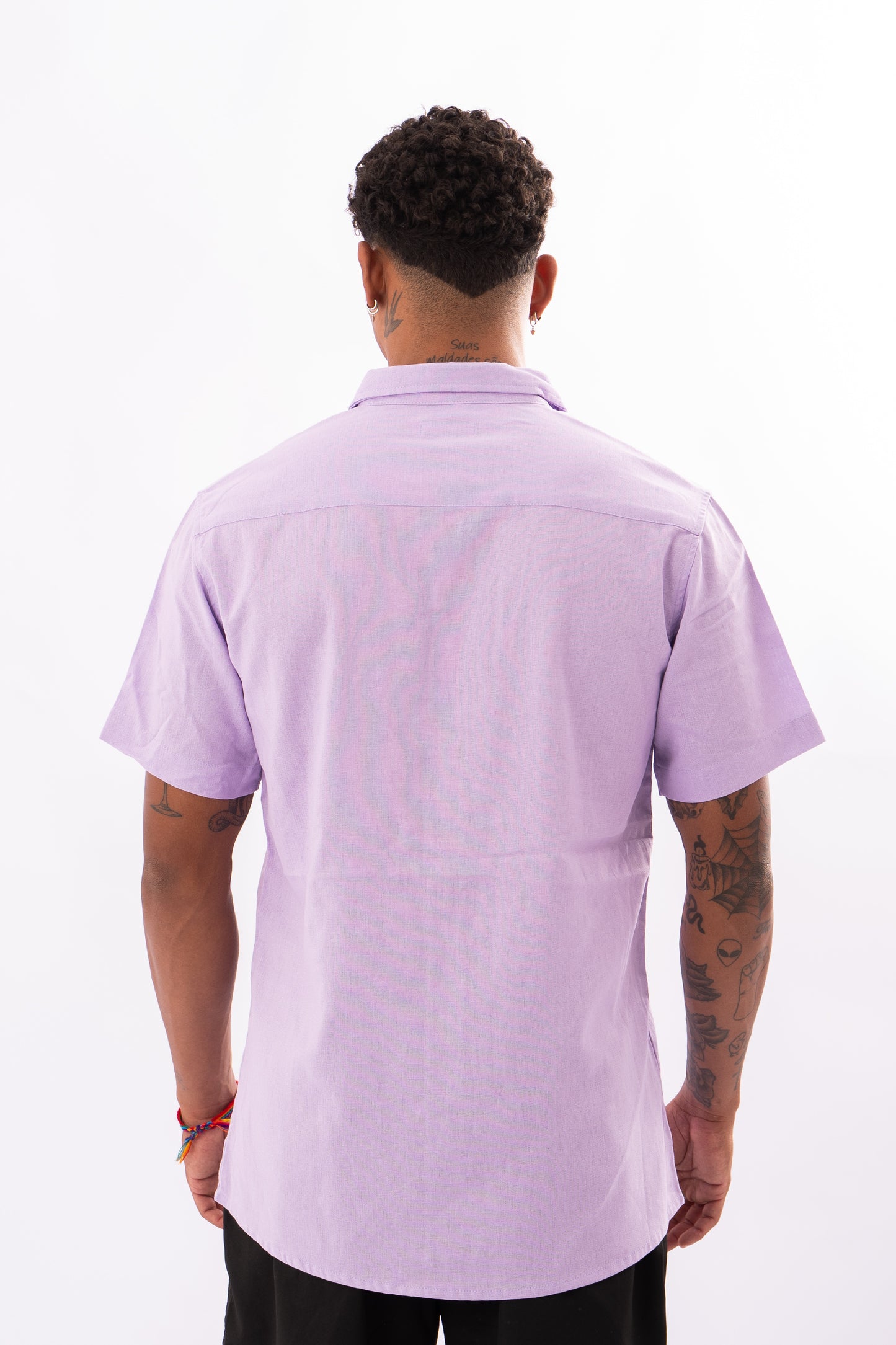 Camisa Social Mountain Lilás