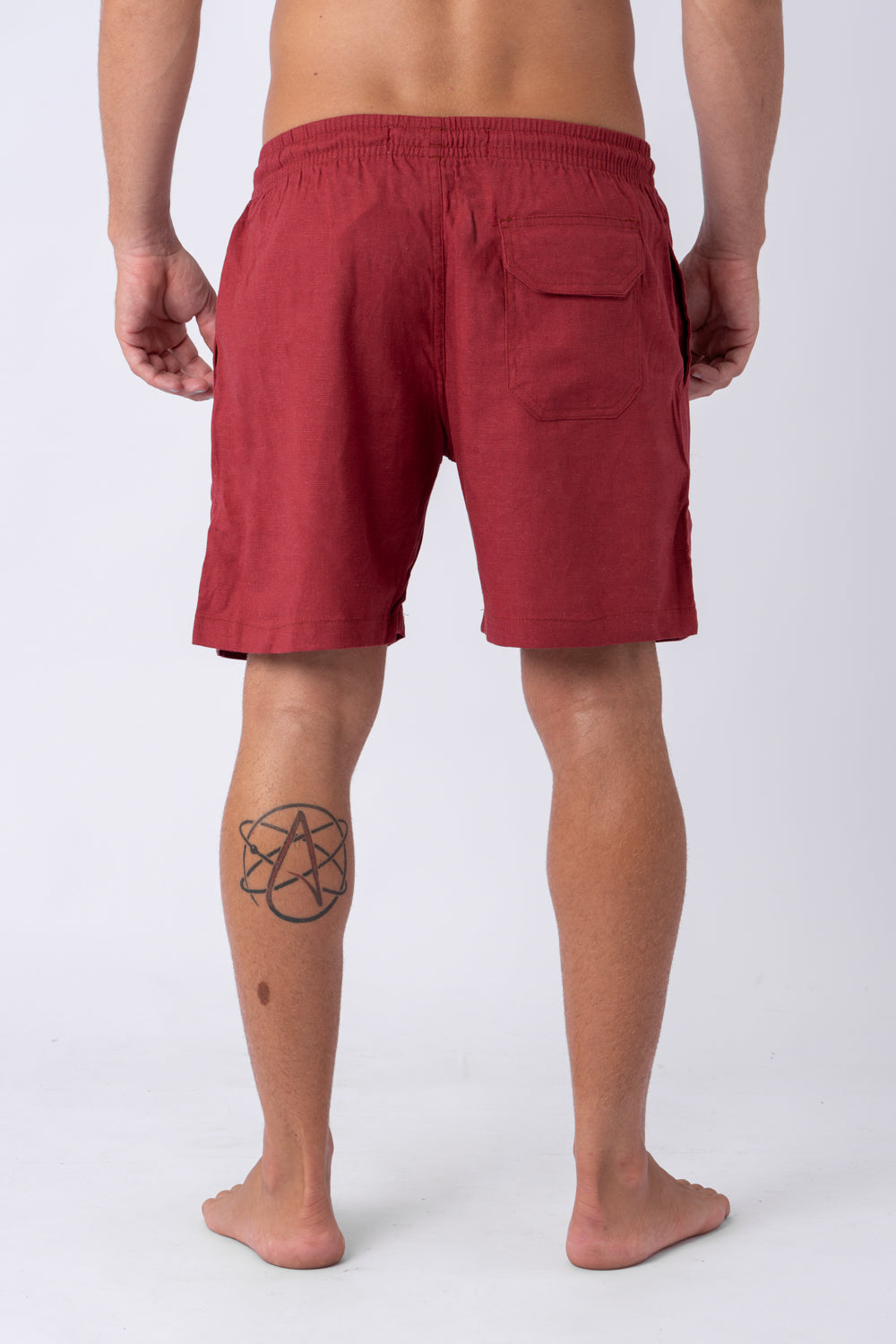 Short Linho Vermelho