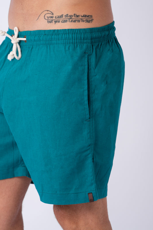 Short Linho Verde
