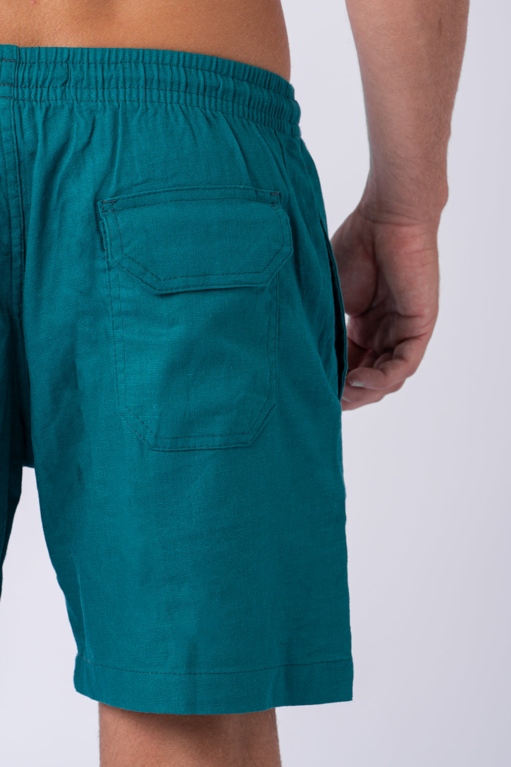Short Linho Verde