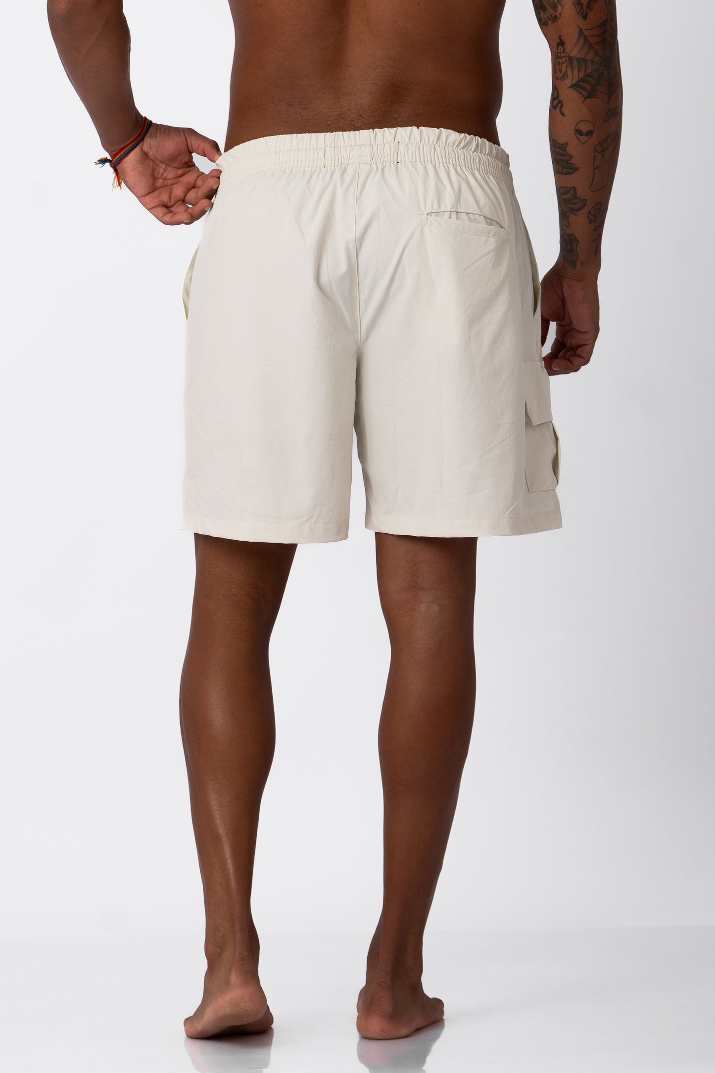 Short Cargo Ripstop Branco