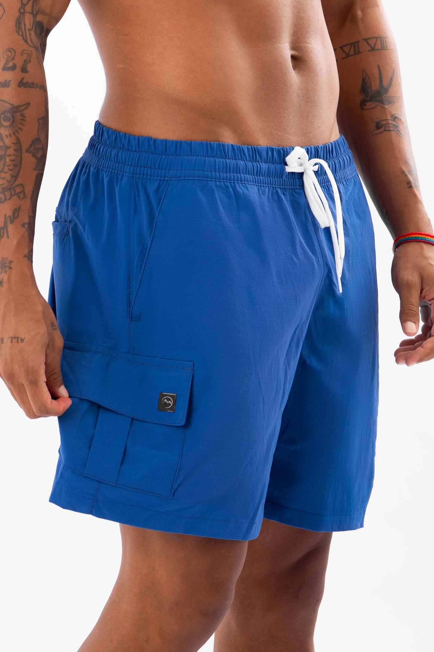 Short Cargo Ripstop Azul Escuro