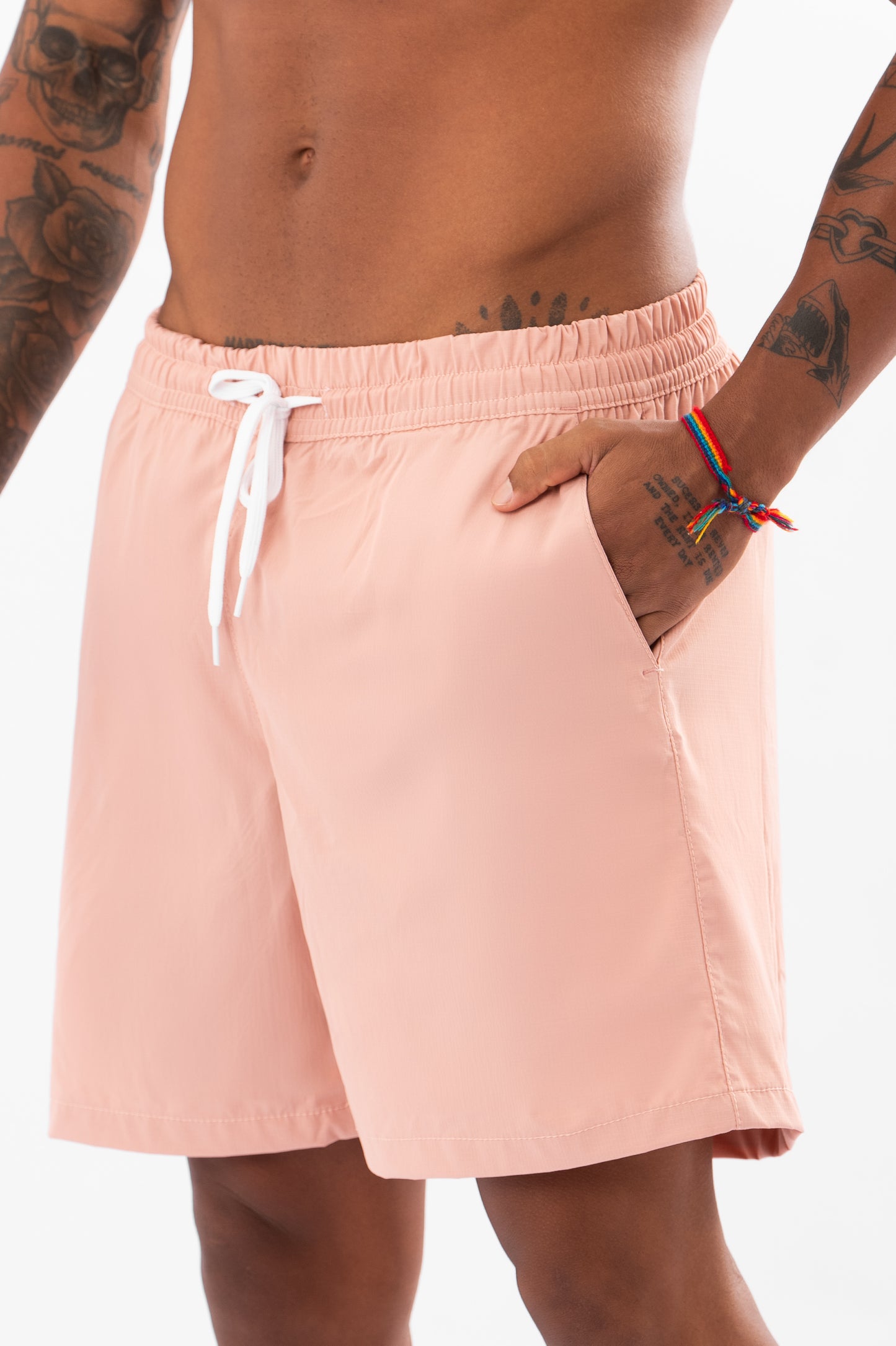 Short Cargo Ripstop Rose