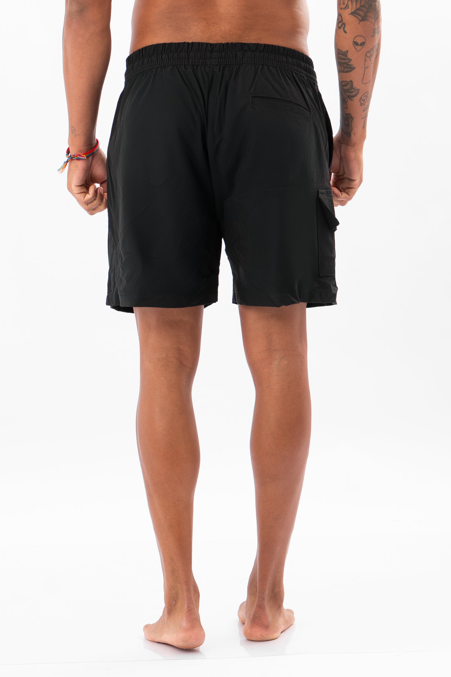 Short Cargo Ripstop Preto