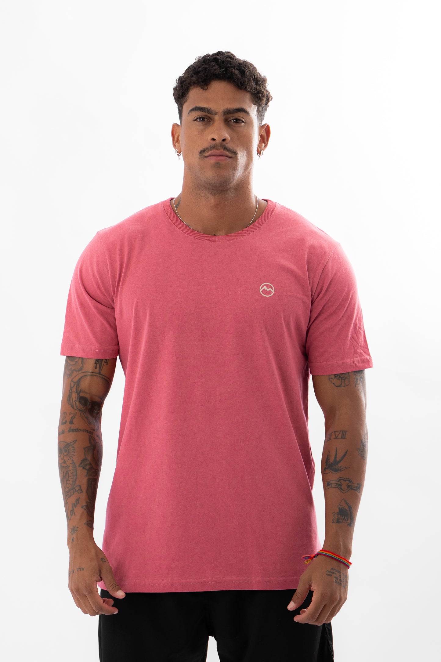 T-shirt Malha Premium Mountain Rosa SEE