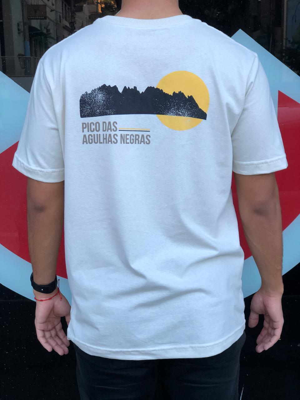 T-shirt Malha Premium Mountain Estampada Pico das Agulhas Negras