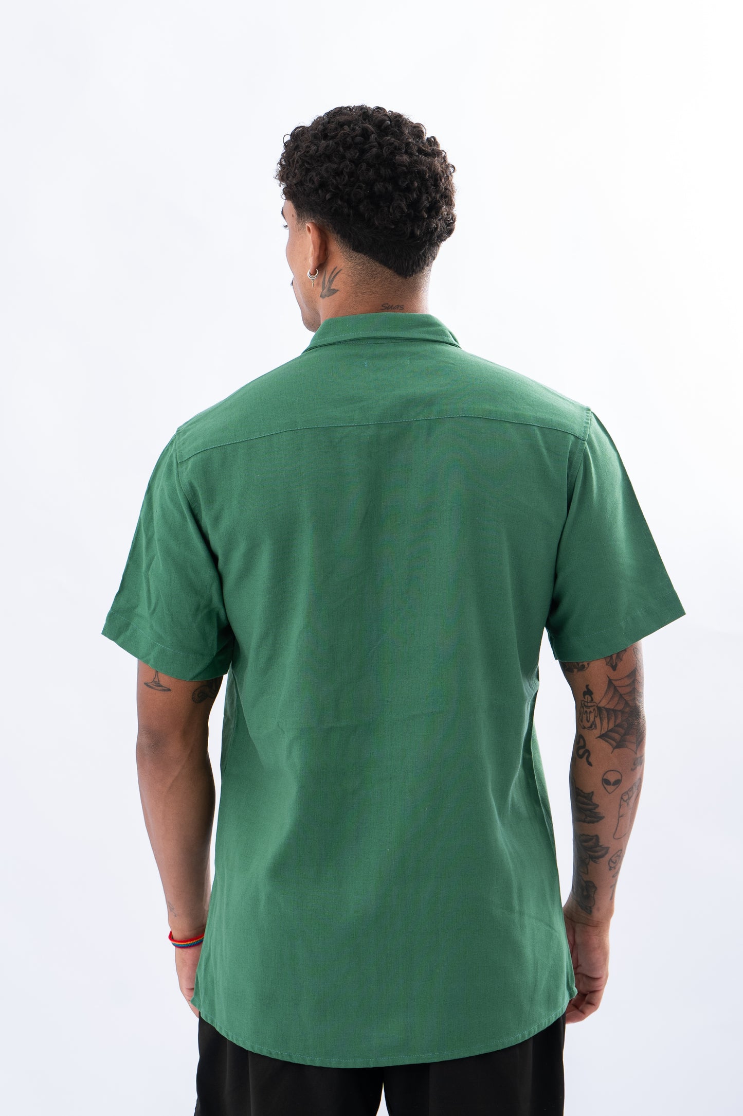 Camisa Social Mountain Verde Bandeira