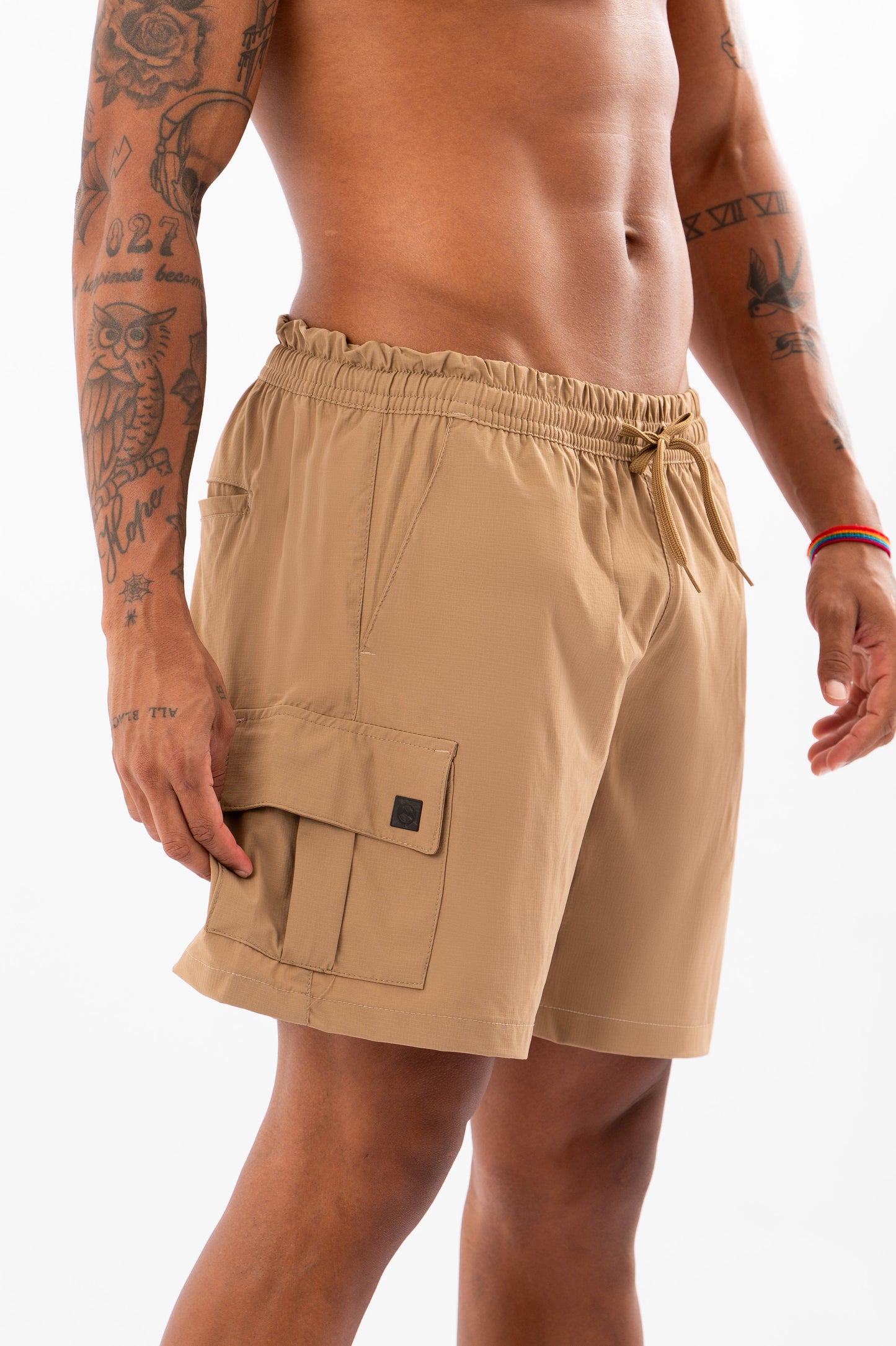 Short Cargo Ripstop Areia