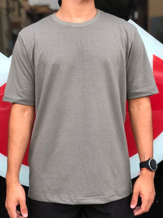 T-shirt Malha Premium Listras Especial Verde