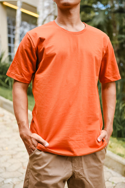 T-shirt Malha Premium Mountain Listrada Marrom