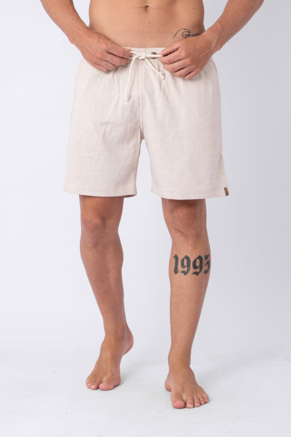 Short Linho Off