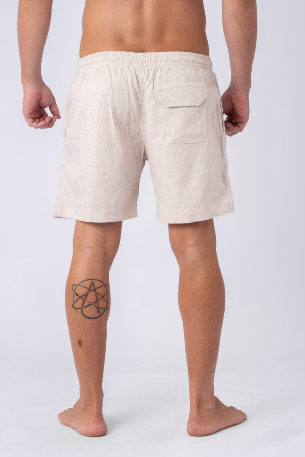 Short Linho Off