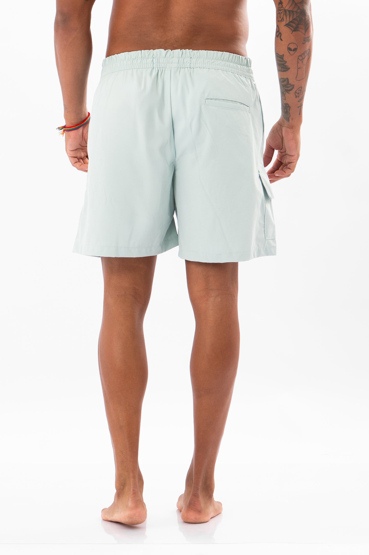 Short Cargo Ripstop Azul Claro