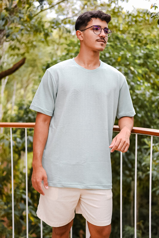 T-shirt Soft Texturizada Verde